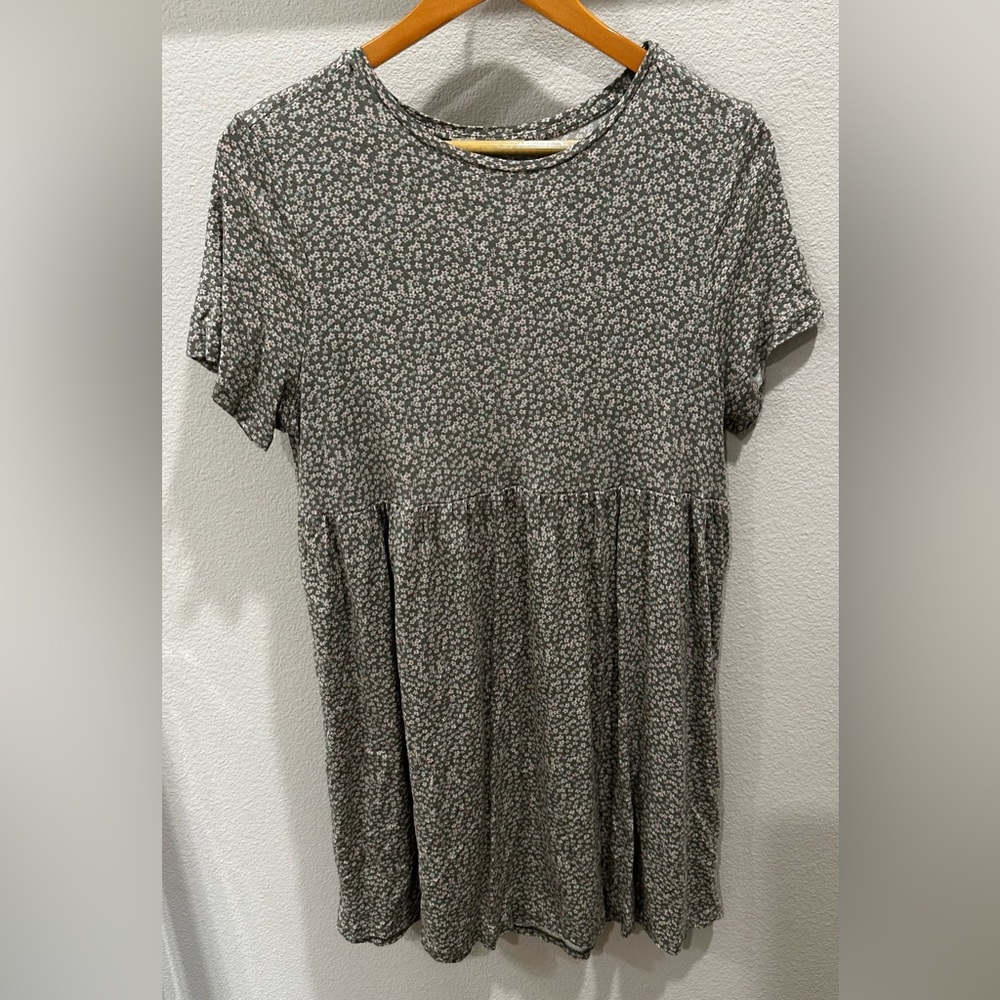 PULL&BEAR Floral Babydoll dress